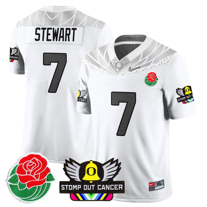 Oregon Alternate 2024 Rose Bowl Vapor Limited Jersey - All Stitched