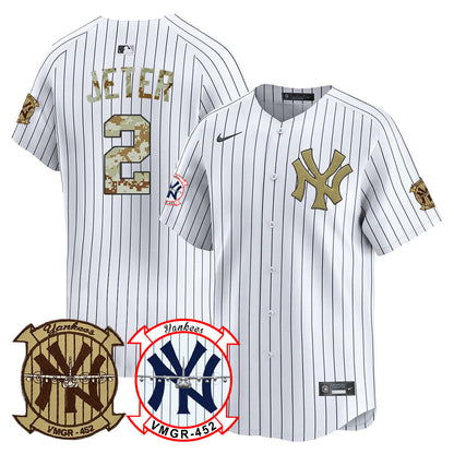 Yankees x USMC 2024 Vapor Premier Limited Jersey TLA - All Stitched