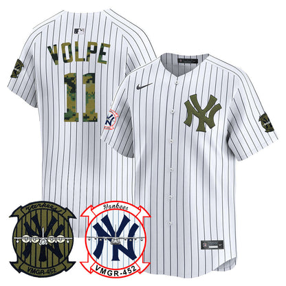 Yankees x USMC 2024 Vapor Premier Limited Jersey TLA - All Stitched