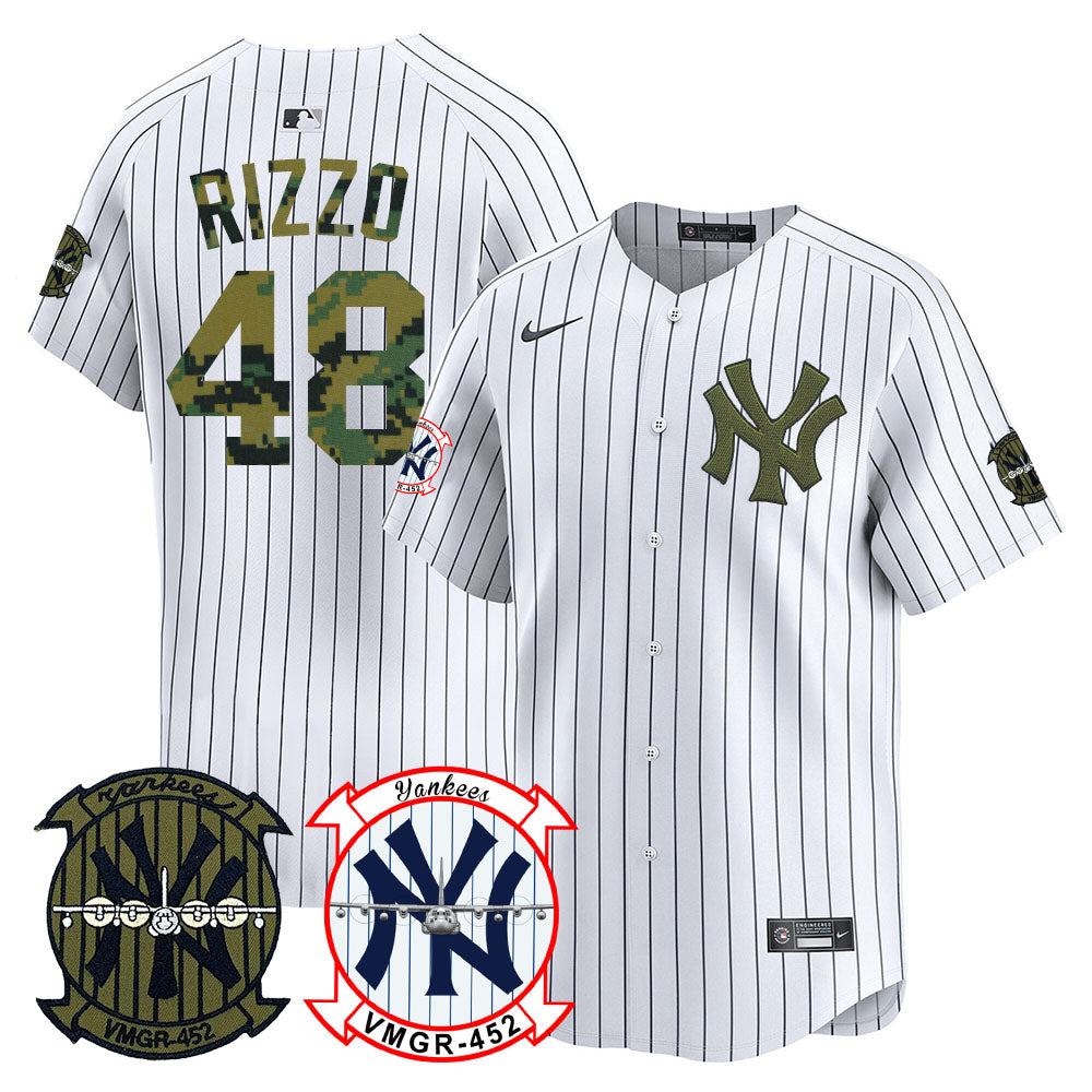 Yankees x USMC 2024 Vapor Premier Limited Jersey TLA - All Stitched