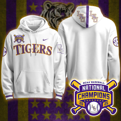 LSU Tigers 2025 World Series Champions Limited Hoodie - All Stitched