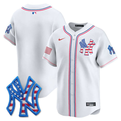 New York Yankees 2025 Fourth of July Jersey - All Stitched