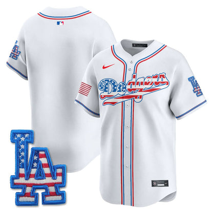 Los Angeles Dodgers 2025 Fourth of July Jersey - All Stitched