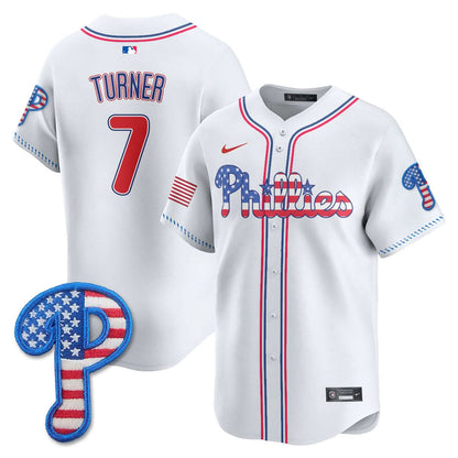 Philadelphia Phillies 2025 Fourth of July Jersey - All Stitched