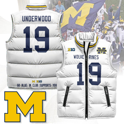Michigan Wolverines Unisex Puffer Vest