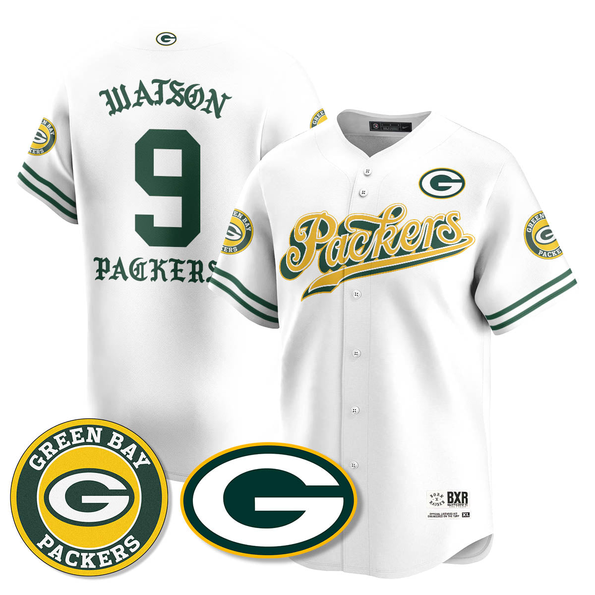 GB Born x Raised Baseball Jersey - All Stitched