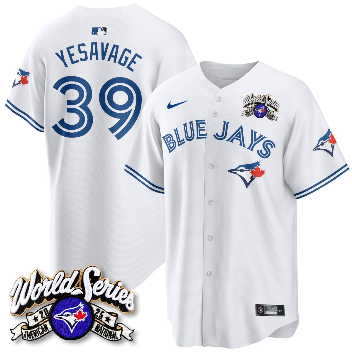 TOR 2025 American League Champions Jersey - All Stitched