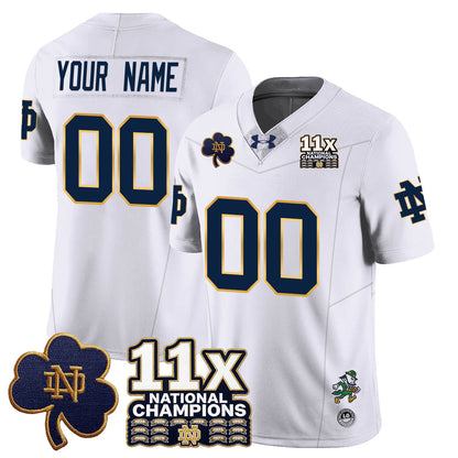 Custom ND 11x-Time National Champions Vapor Limited Jersey