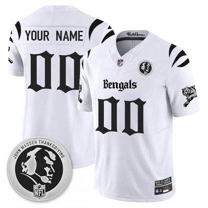 CIN Gothic Vapor Limited Jersey - John Madden Patch - All Stitched