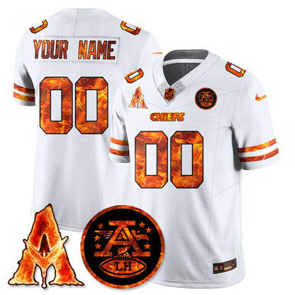 Custom KC x Avatar 3 Fire and Ash Jersey - Stitched