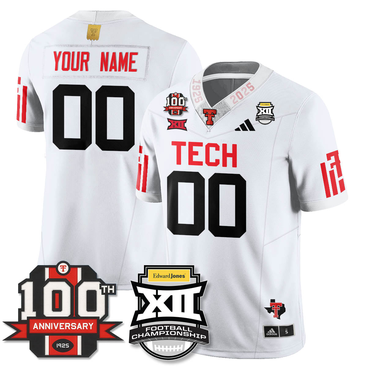 Custom TTU Vapor Limited Jersey - Edward Jones Champions