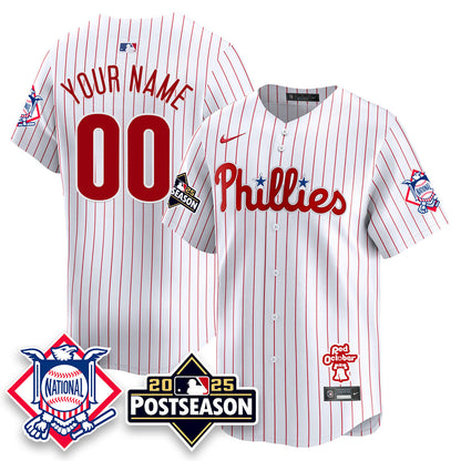 Philadelphia Phillies 2025 Postseason Jersey - All Stitched