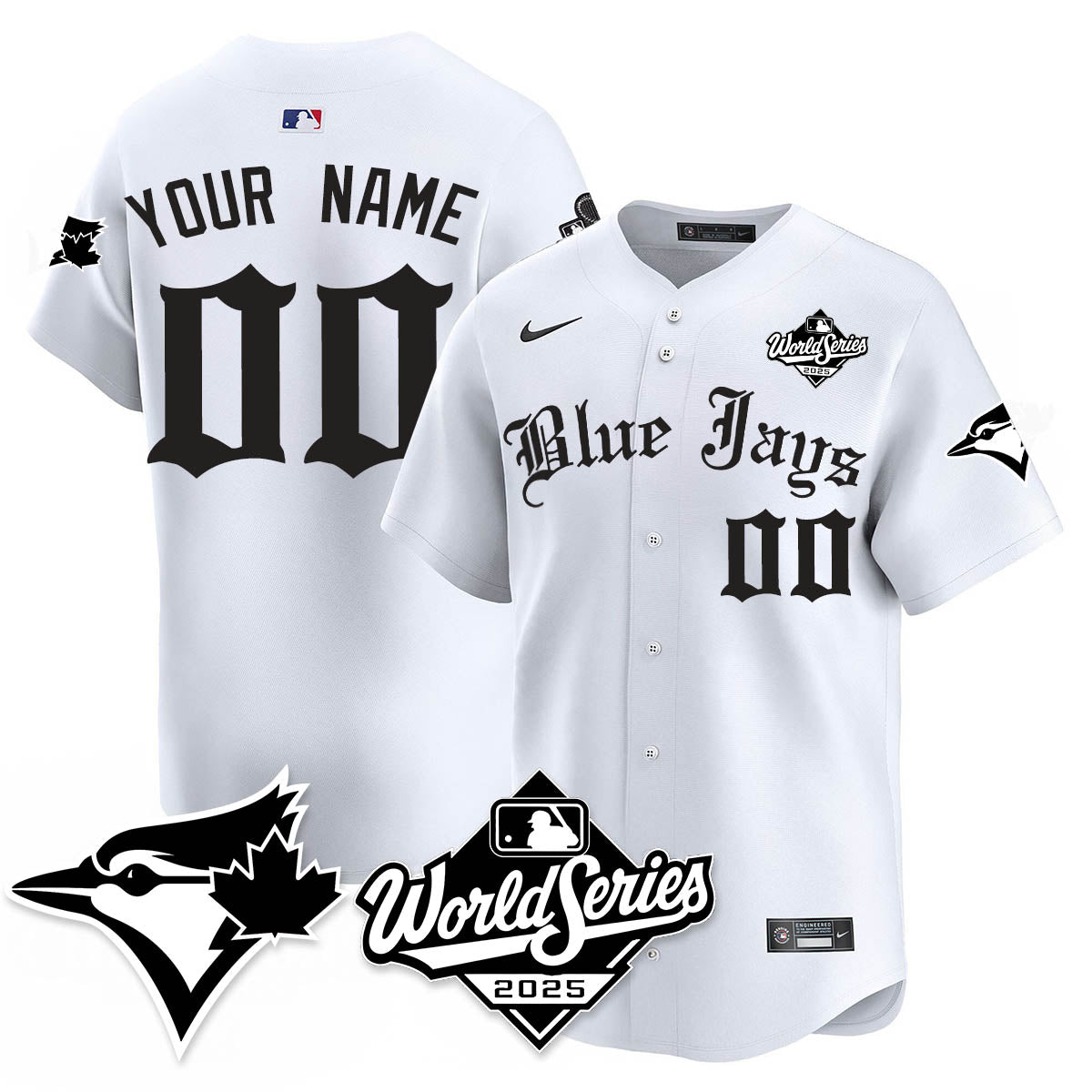TOR Gothic 2025 World Series Custom Jersey - All Stitched