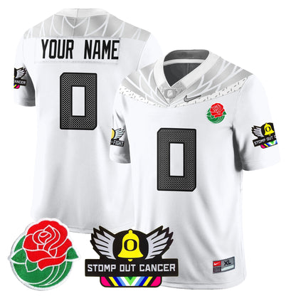 Custom Oregon Alternate 2024 Vapor Limited Jersey - All Stitched