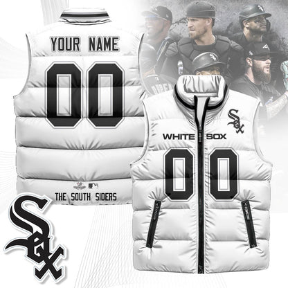 Personalized Chicago White Sox Unisex Puffer Vest