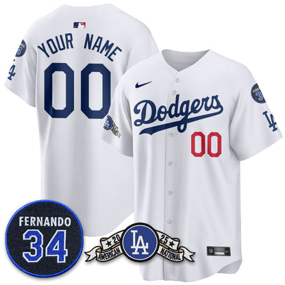 LAD 2025 National League Champions Jersey - All Stitched