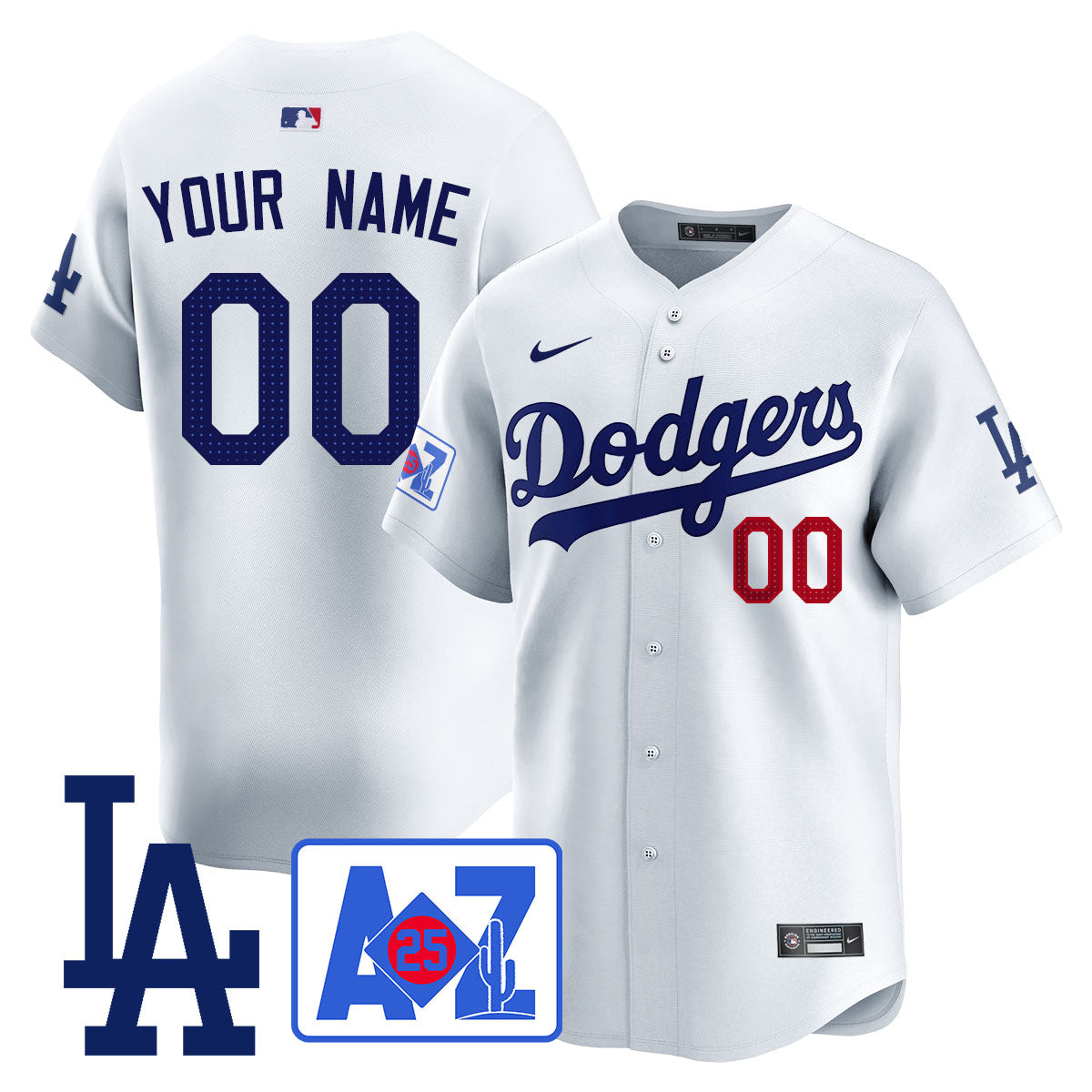 Los Angeles Dodgers 2025 Spring Training Custom Jersey - All Stitched