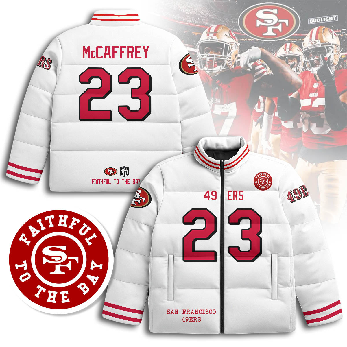 San Francisco 49ers Unisex Puffer Jacket