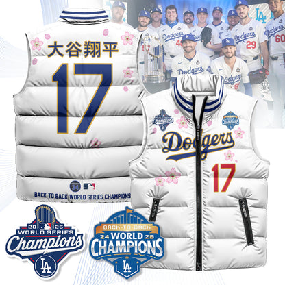 LAD Tokyo 2025 World Series Champions Puffer Vest