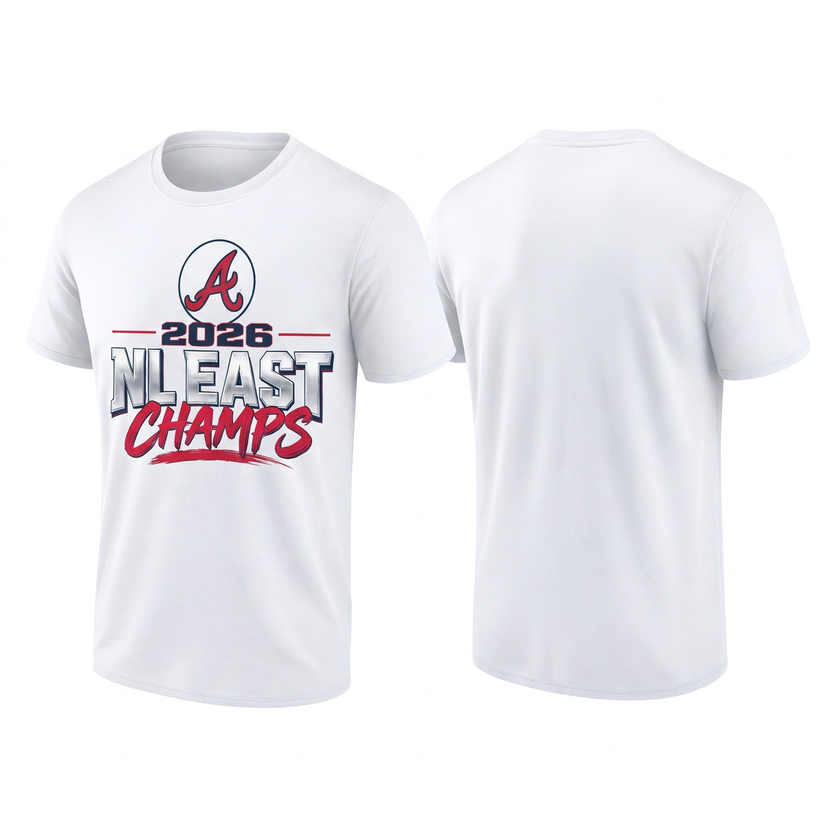 ATL 2026 NL East Champs One Side T-Shirt - Printed
