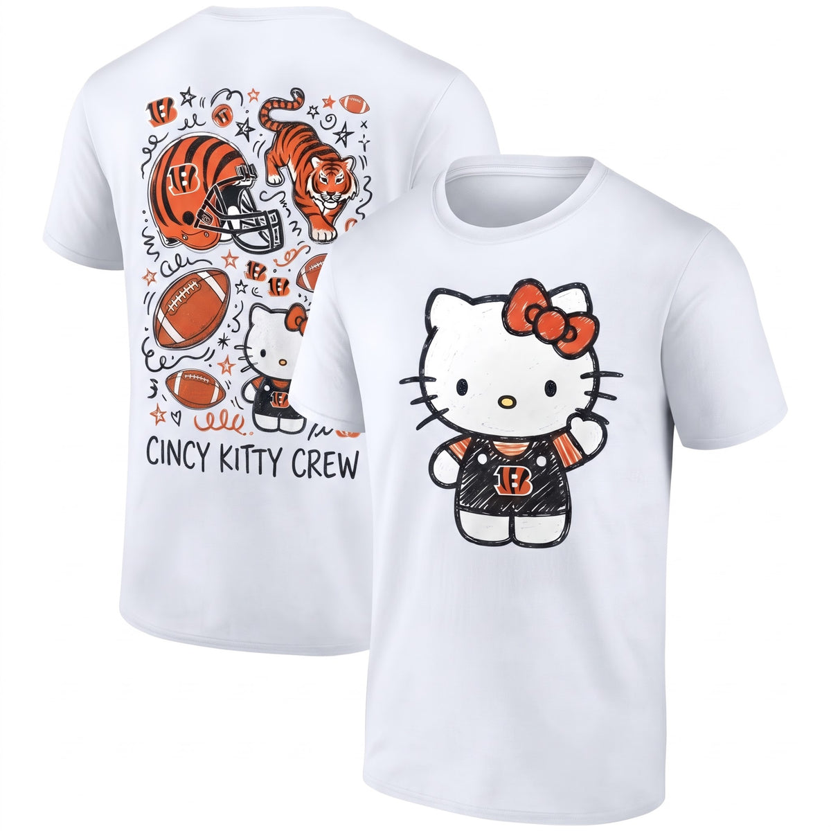 CIN x Meow KT Two Sides T-Shirt - Printed V1