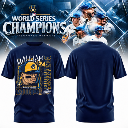 MIL World Series Champions One Side T-Shirt - Printed V22