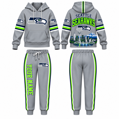 SEA Streetwear Custom Hoodie Pants Set - Printed