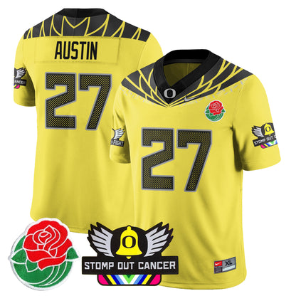 Oregon Alternate 2024 Rose Bowl Vapor Limited Jersey - All Stitched