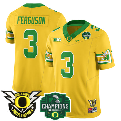 Oregon Ducks 2024 Big Ten Champions Jersey - All Stitched