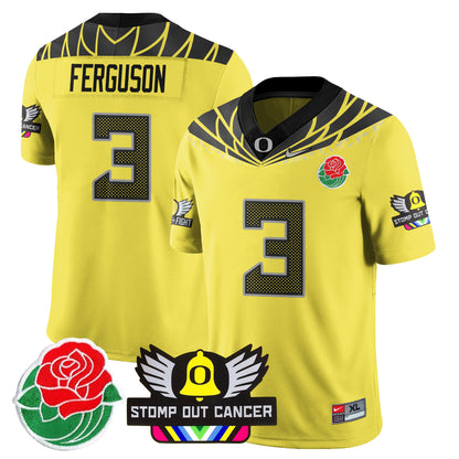 Oregon Alternate 2024 Rose Bowl Vapor Limited Jersey - All Stitched