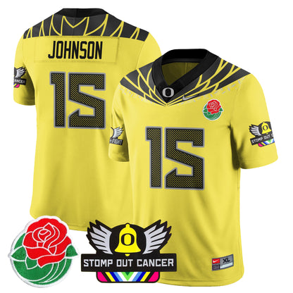 Oregon Alternate 2024 Rose Bowl Vapor Limited Jersey - All Stitched