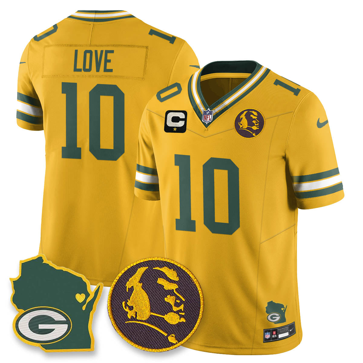 GB Vapor Limited Jersey - John Madden Patch - All Stitched