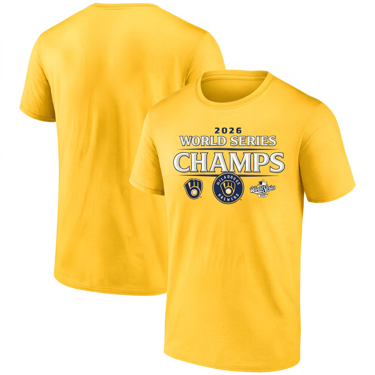 MIL World Series Champions One Side T-Shirt - Printed V4