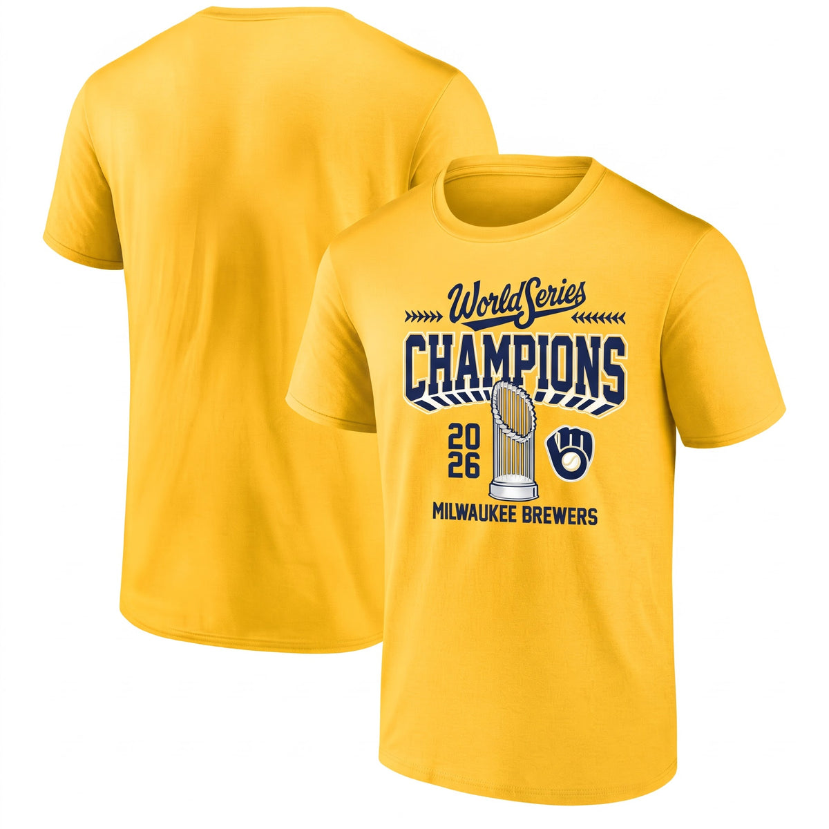 MIL World Series Champions One Side T-Shirt - Printed V2