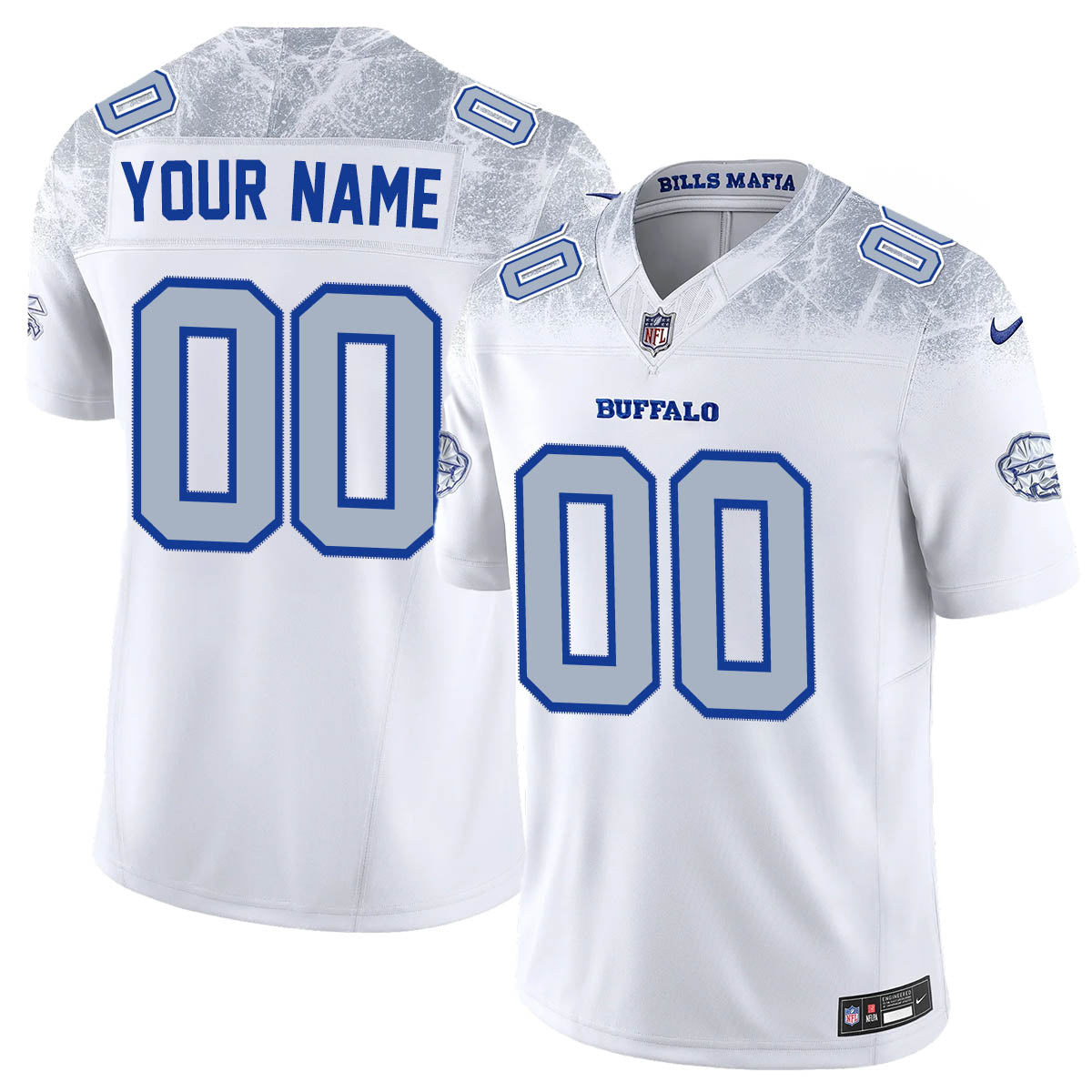 Buffalo Bills Vapor F.U.S.E. Limited Rivalry Series Custom Jersey - All Stitched