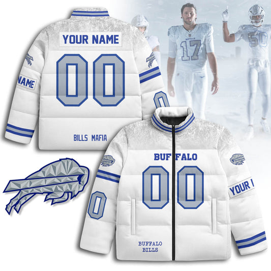Personalized Buffalo Bills Rivalry Series Puffer Jacket