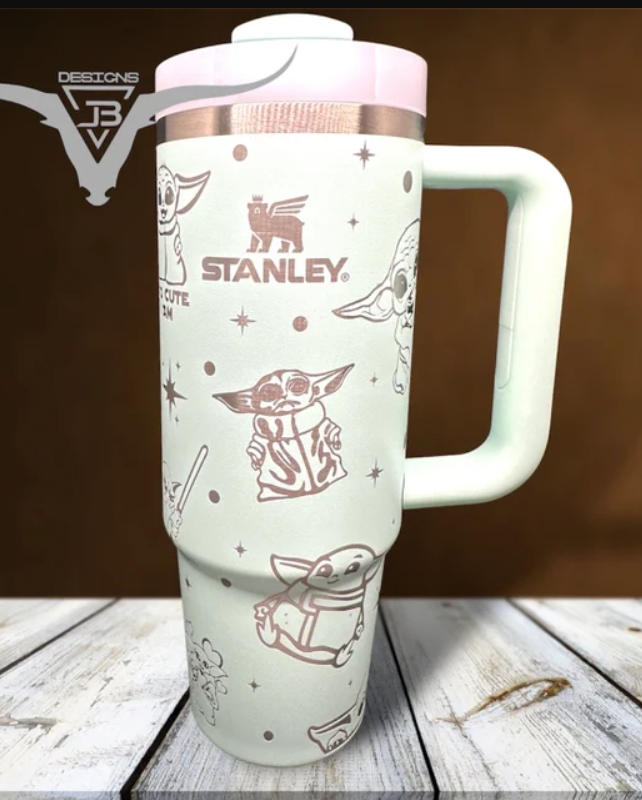 Baby Yoda Engraved Tumbler- 406TTTB125