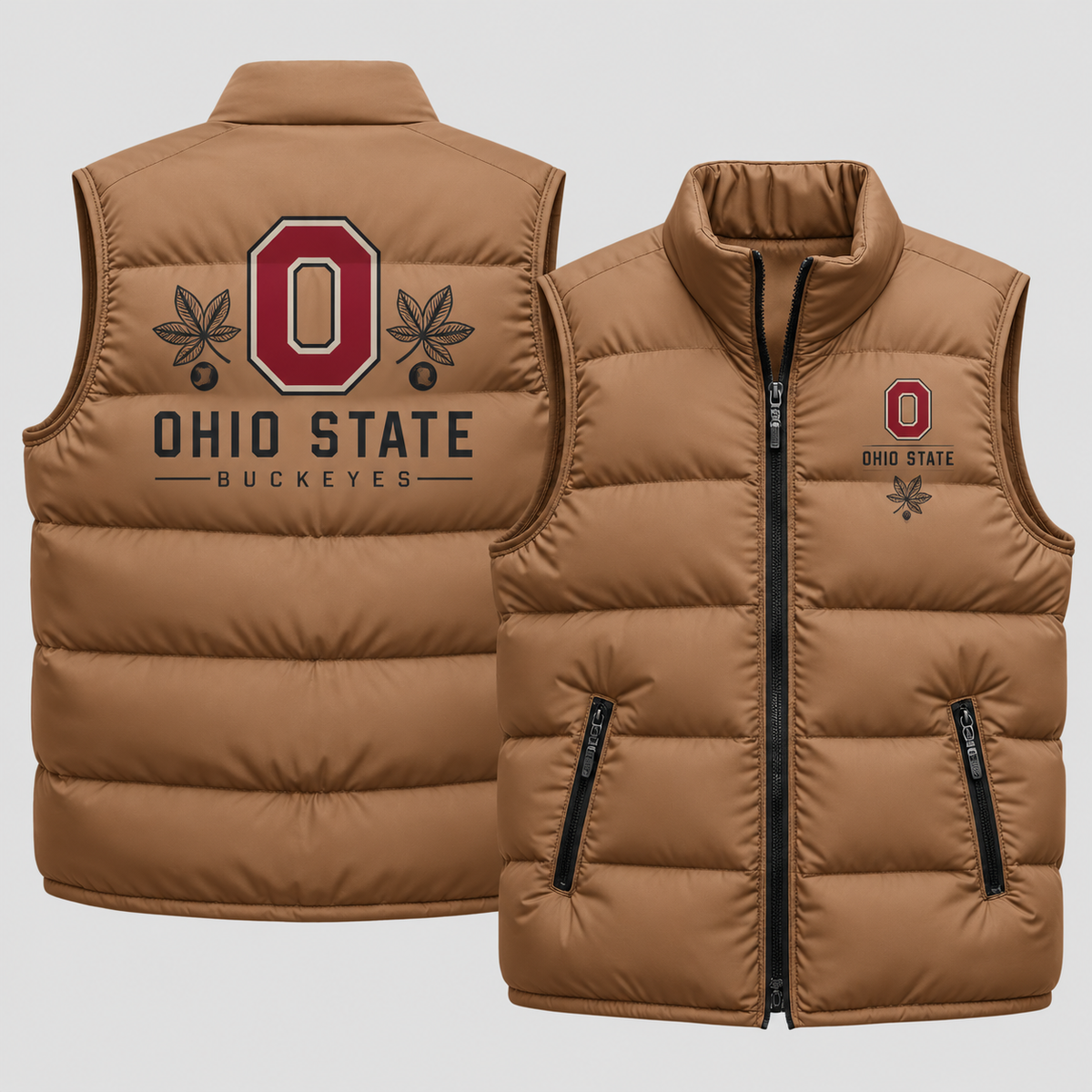 OSU 2026 Military Appreciation Puffer Vest - Printed