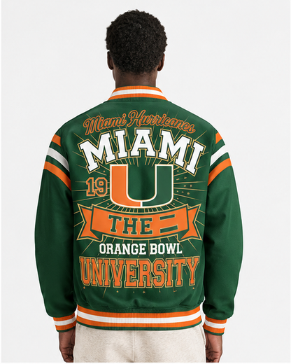 MIA "The U" Limited Edition Varsity Jacket - Printed