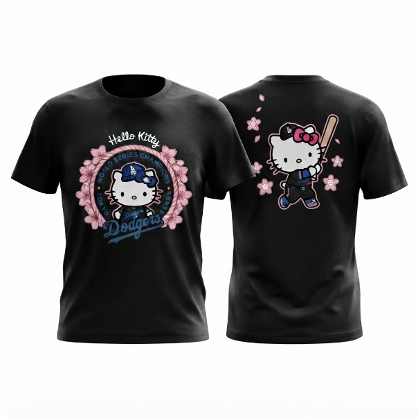 LAD x Hello Kitty Tokyo Series 2025 Champions 3D T-Shirt - Printed