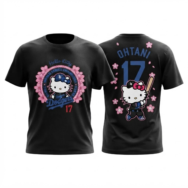 LAD x Hello Kitty Tokyo Series 2025 Champions 3D T-Shirt - Printed