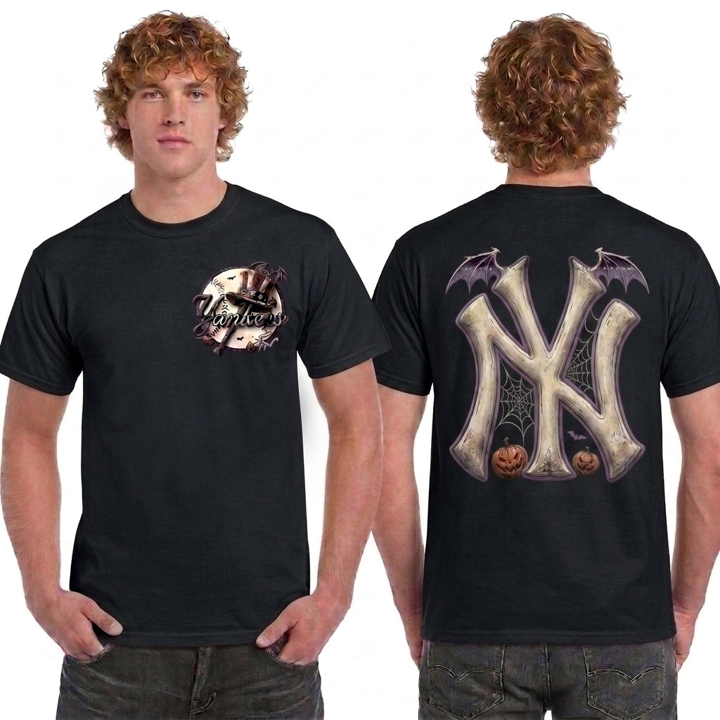 NYY 2026 Nightmare Edition Two Sides Printed T-Shirt