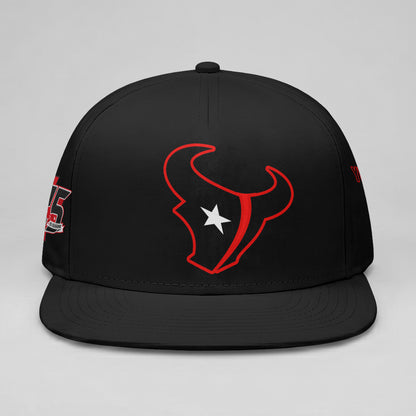 HOU Fan Gear Black Edition Personalized Snapback Cap - Printed