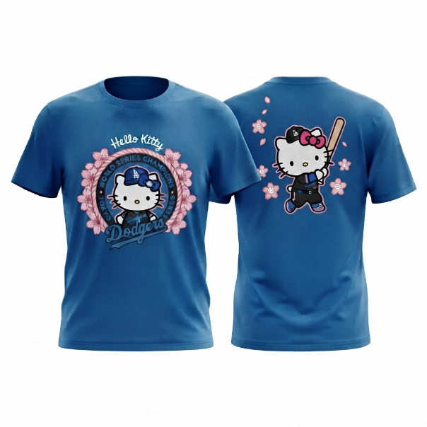 LAD x Hello Kitty Tokyo Series 2025 Champions 3D T-Shirt - Printed