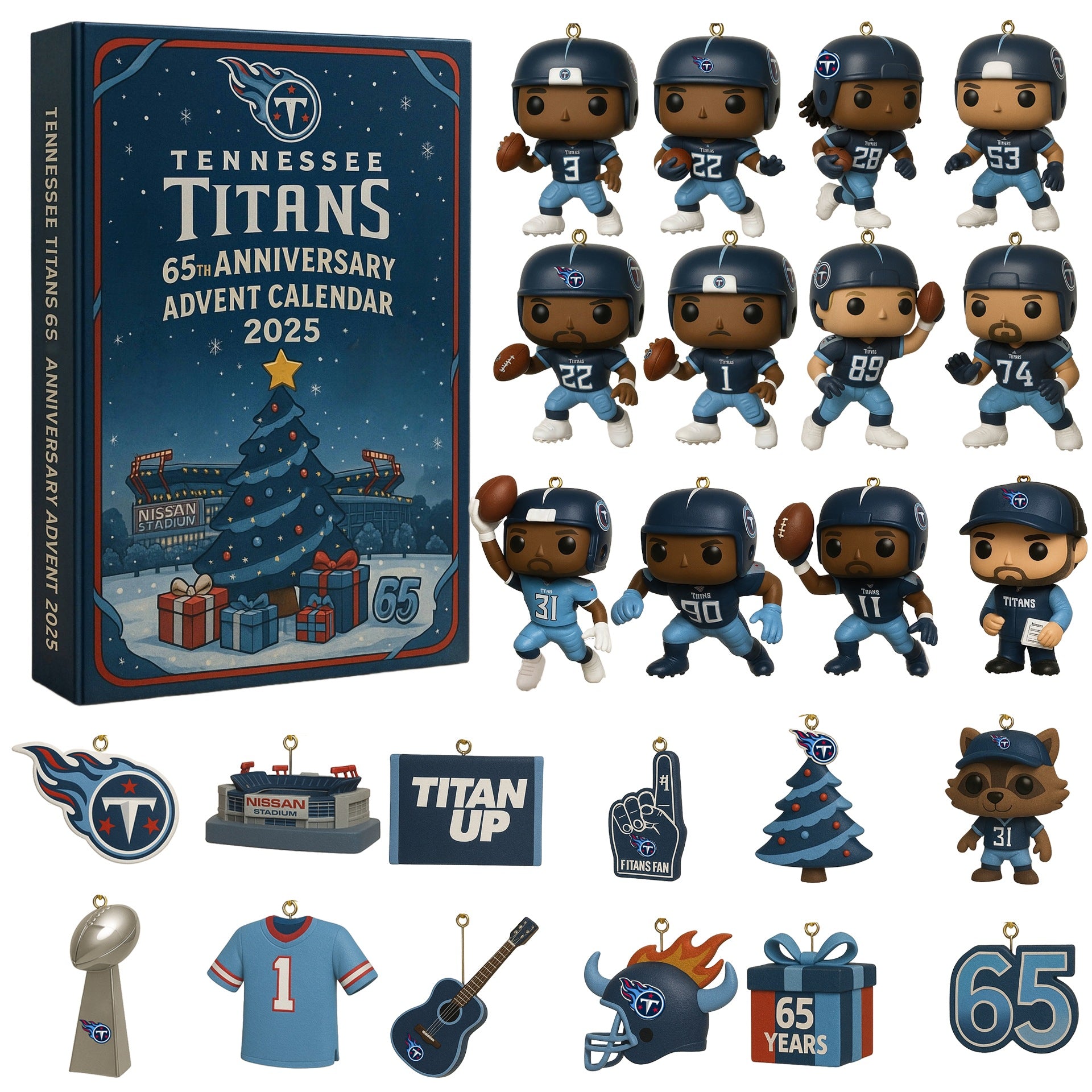 Tennessee Titans 65th Anniversary Advent Calendar 2025