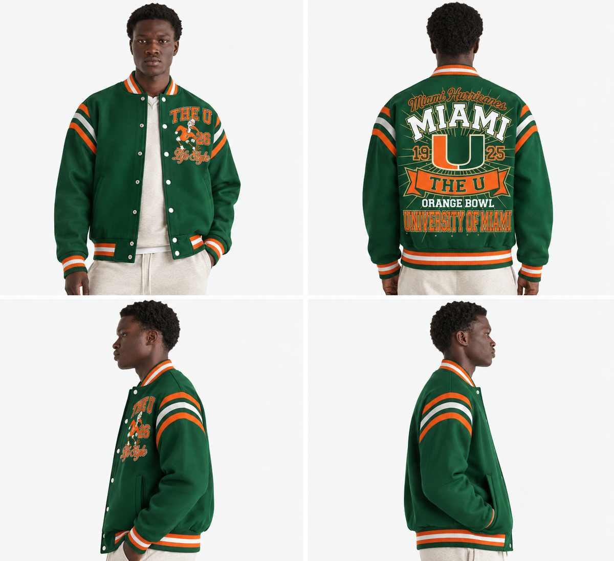 MIA "The U" Limited Edition Varsity Jacket - Printed