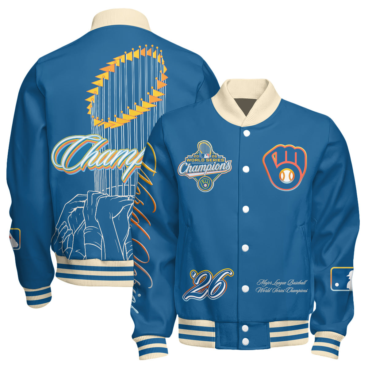 MIL 2026 WS Champions Limited Edition Varsity Jacket - Printed V2