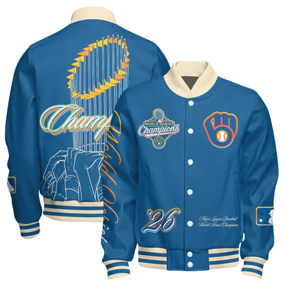 MIL 2026 WS Champions Limited Edition Varsity Jacket - Printed V2