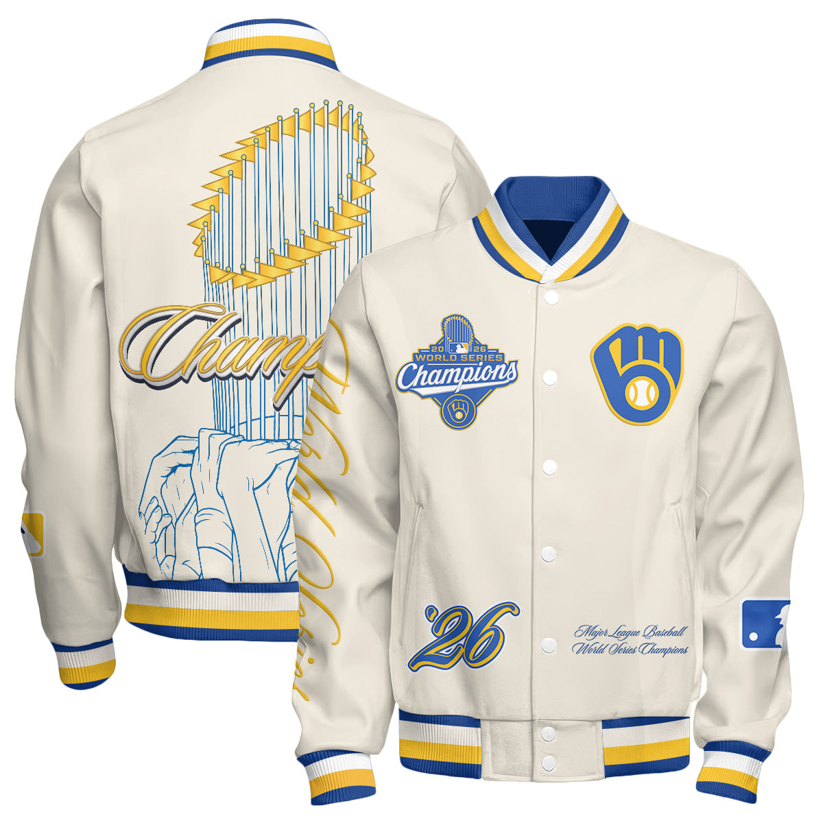 MIL 2026 WS Champions Limited Edition Varsity Jacket - Printed V2