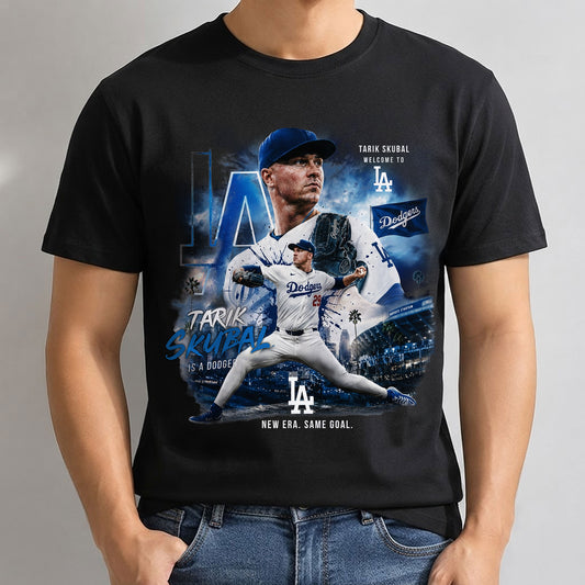 LAD Tarik Skubal Welcome To LA One Side Printed T-Shirt